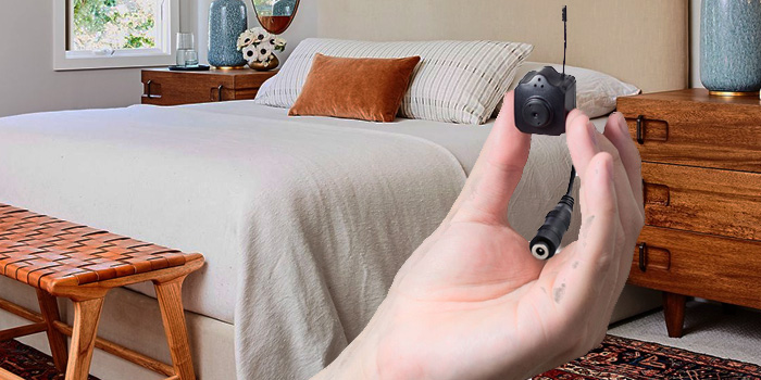 bedroom spy camera