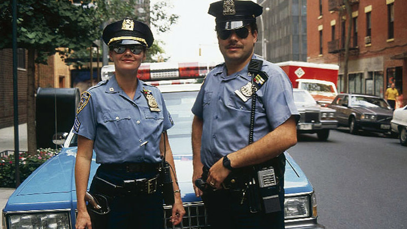 police in uniforms standing
