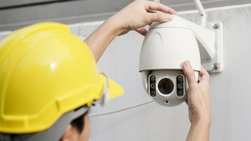 security night vision camera installation