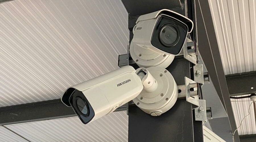 security cameras in public space
