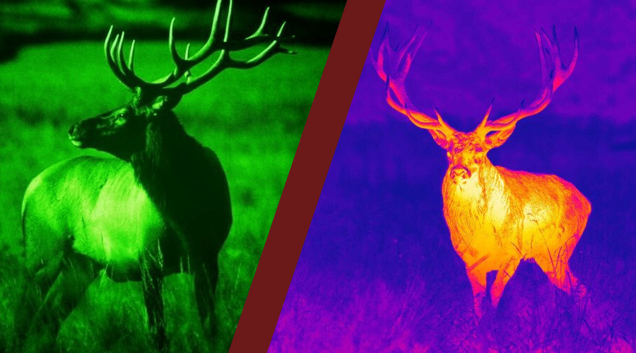 thermal vs infrared night vision spy cameras