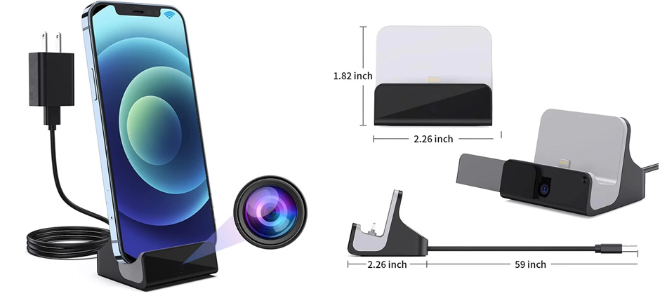 iPhone Charger Spy Camera Closer Look