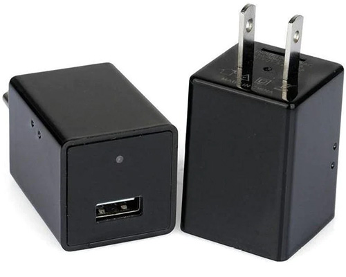 USB Charger Spy Camera with Audio
