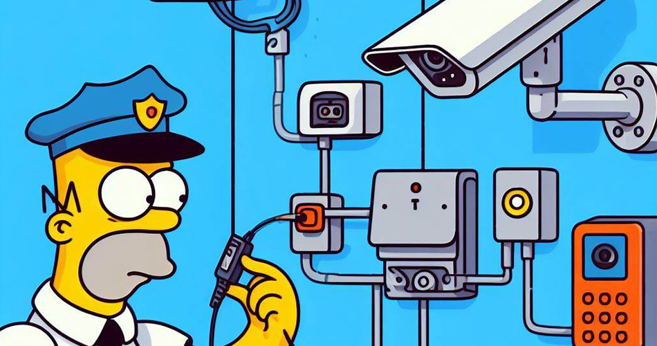 Homer Investigates Outdoor IP Camera
