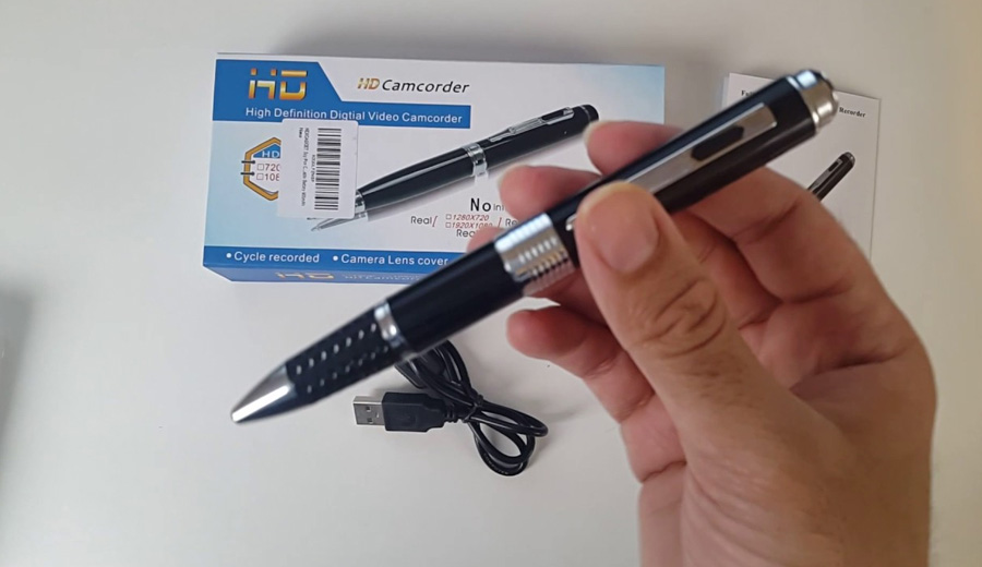 Spy Pen Camera in Hand